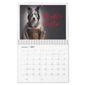 Grappige krijgerhondenliefhebbers 2026 muurkalende kalender (Jan 2027)