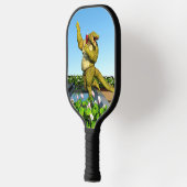Grappige Krokodil Champagnetuinfeest Kunst Pickleball Paddle (Links)