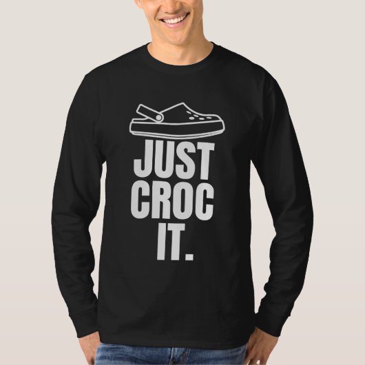 Grappige Krokodil - Gewoon Krokodil Het T-shirt (Voorkant)