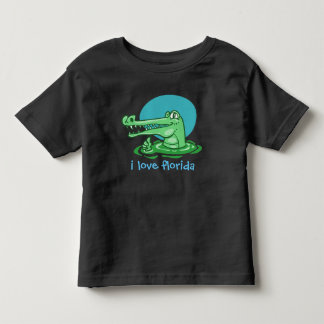grappige krokodil van de cartoon van florida kinder shirts