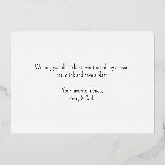 Grappige Krokodil Woordgrap Rock Uit Met Je Krok U Folie Feestdagenkaart (Achterkant)