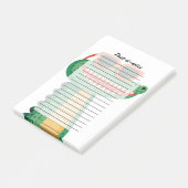 Grappige Krokodil Zonnebril Schattig Cartoon Dier Post-it® Notes (Schuin)