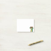 Grappige Krokodil Zonnebril Schattig Cartoon Dier Post-it® Notes (Op bureau)