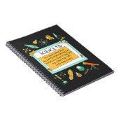 Grappige krokodillenalligator wetenschap notitieboek (Rechterzijde)