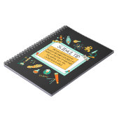 Grappige krokodillenalligator wetenschap notitieboek (Linkerzijde)