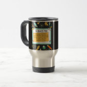 Grappige krokodillenalligator wetenschap reisbeker (Voorkant links)