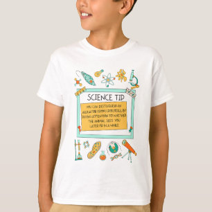 Grappige krokodillenalligator wetenschap t-shirt