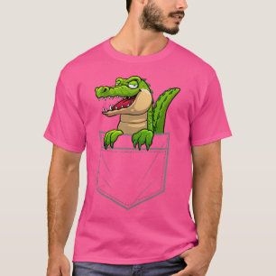 Grappige krokodillenkunst voor krokodil gator lief t-shirt