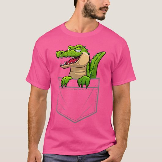 Grappige krokodillenkunst voor krokodil gator lief t-shirt (Voorkant)