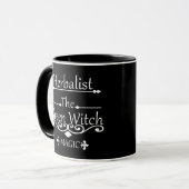 Grappige kruidengeneeskundige geschenken mok (Voorkant links)