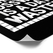 Grappige kruiswoordpuzzel Woordspel Nerd Poster (Hoek)