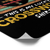 Grappige kruiswoordpuzzelspeler Quote Graphic Poster (Hoek)