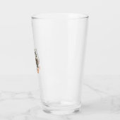 Grappige Kuiken Of Behandeling Halloween Kip Grafi Glas (Links)