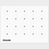 Grappige Kuiken Of Behandeling Halloween Kip Grafi Ronde Sticker (Vel)