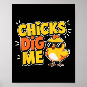 Grappige kuikens graven me Pasen Happy Pasen 4 Poster