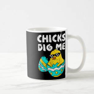 Grappige kuikens vinden me leuk voor mannen jongen koffiemok