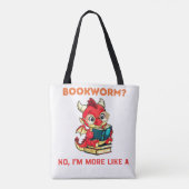 Grappige kunst draken lezen boeken mythische wezen tote bag (Achterkant)