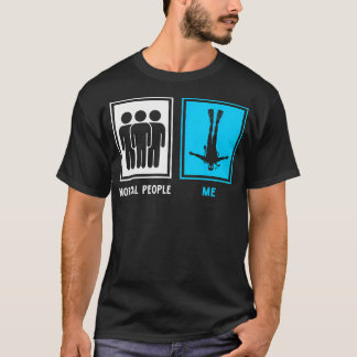 Grappige Kunst met Duik Thema Voor Mannen Vrouwen  T-shirt
