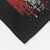 Grappige kunst overtroeft danscode fleece deken (Hoek)