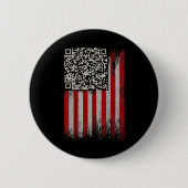 Grappige kunst overtroeft danscode ronde button 5,7 cm (Voorkant)