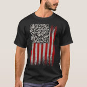 Grappige kunst overtroeft danscode t-shirt (Voorkant)