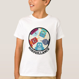Grappige kunstmatige intelligentie-surveillance ro t-shirt
