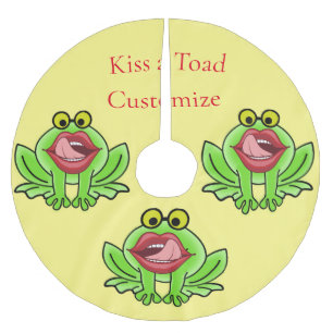 Grappige Kus Een Toad Thunder_Cove Kerstboom Rok