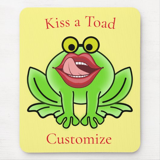 Grappige Kus Een Toad Thunder_Cove Muismat (Voorkant)