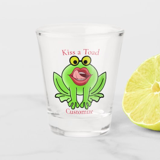 Grappige Kus Een Toad Thunder_Cove Shot Glas (Voorkant)