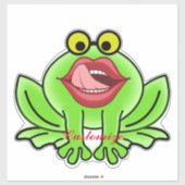 Grappige Kus Een Toad Thunder_Cove Sticker (Vel)