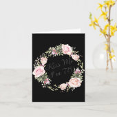 Grappige Kus Me Ik Ben 75 Nk Rozen Bloemig  Kaart (Gele Bloem)