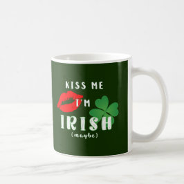 Grappige Kus Me Ik Ben Iers St. Patrick's Dag Humo Koffiemok