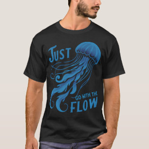 Grappige kwal onderwater zee oceaan kwal t-shirt