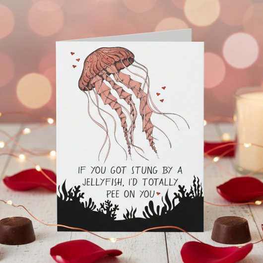 Grappige kwal Valentijnsdag Kaart