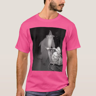 Grappige L O R Gan dolf tovenaar winkelwagen smeag T-shirt