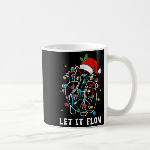 Grappige Laat het stromen Anatomie Hart Cardiale V Koffiemok