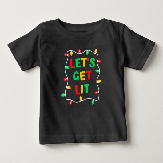 Grappige Laat Ons Licht Kerstmis T-shirt (Voorkant)