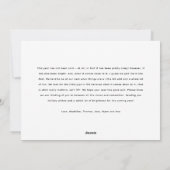 Grappige laat vrolijke kerst foto feestdagenkaart (Achterkant)