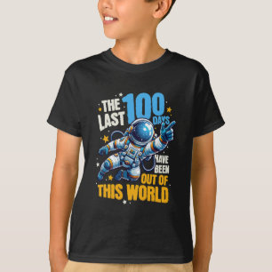 Grappige laatste 100 dagen buitengewone school t-shirt