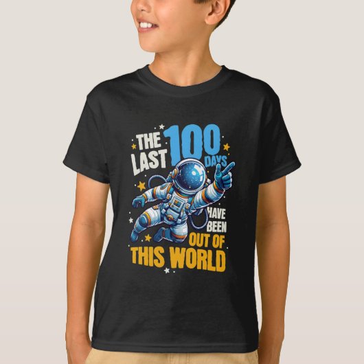Grappige laatste 100 dagen buitengewone school t-shirt (Voorkant)