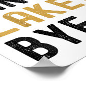 Grappige laatste schooldag Leraar Sorry Can't Lake Poster (Hoek)