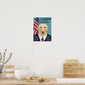 Grappige Lab-congresposter Poster (Keuken)