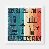 Grappige lab tech laborant humor magneet (Voorkant)