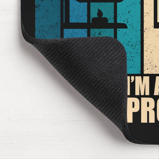 Grappige lab tech  laborant humor muismat (Hoek)