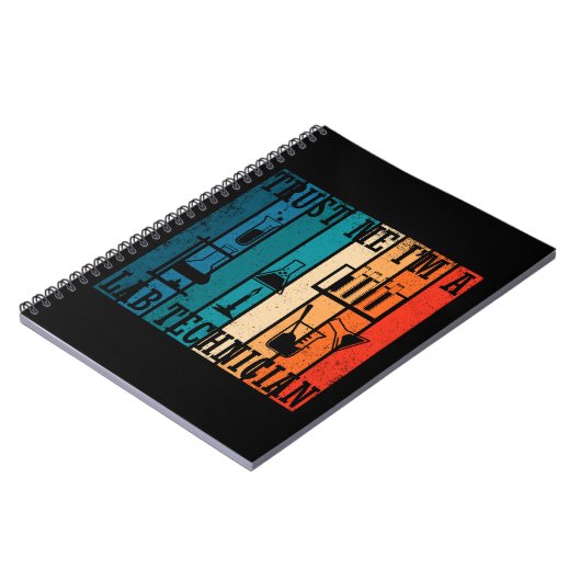 Grappige lab tech laborant humor notitieboek (Linkerzijde)