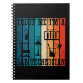 Grappige lab tech laborant humor notitieboek (Voorkant)