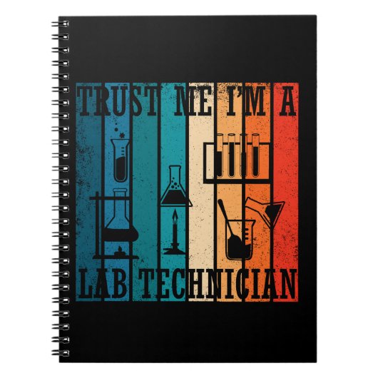 Grappige lab tech laborant humor notitieboek (Voorkant)