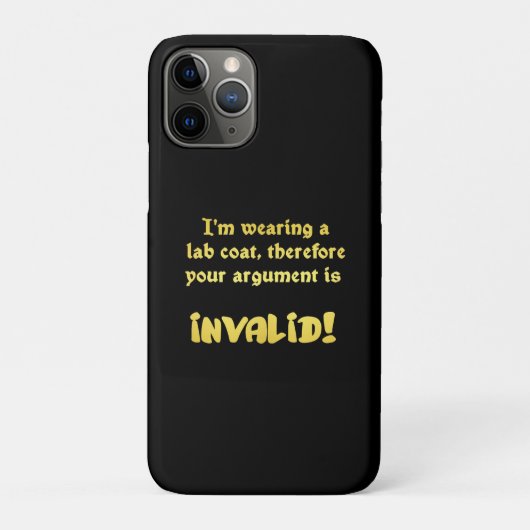 Grappige Labjas Logica: De Ultieme Argumentatie St Case-Mate iPhone Case (Achterkant)