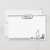 Grappige Labrador Retriever Custom Schattigee Dog Notitiekaartje (Voorkant)