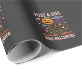 Grappige Labrador Retriever Halloween Pompoen Hond Cadeaupapier (Rol Hoek)